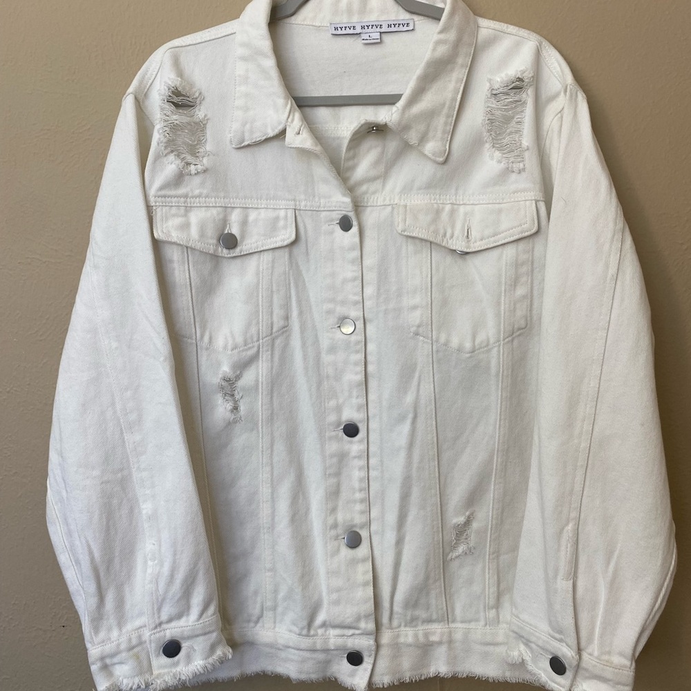 White Jean jacket